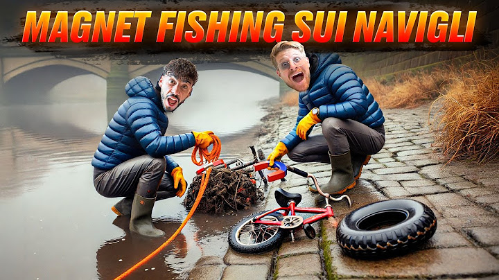 LET'S GO FISHING WITH A MAGNET ON THE NAVIGLI IN MILAN - I CAN'T BELIEVE WE'LL FIND A €500 COIN!
