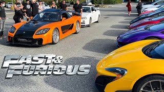 HOW TO EMBARRASS SUPERCAR OWNERS - BRING FAST & FURIOUS RX7!