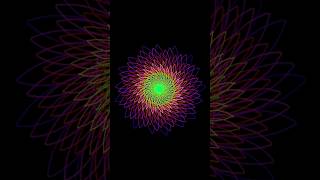 Drawing Spirograph Using Python. #youtubeshorts #spirograph #pythontutorial #shorts #viral #trending