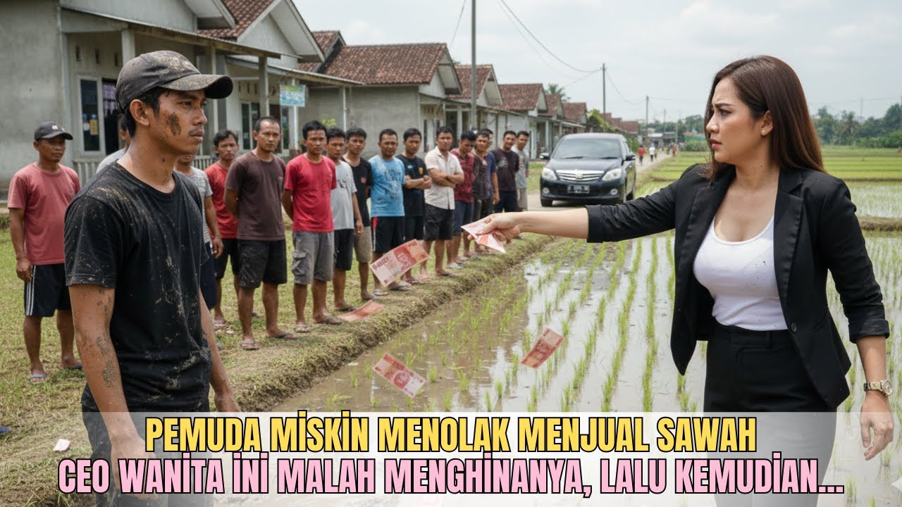 “Harga diri kamu bisa aku beli dengan uang ini.” Ucap CEO Cantik Menghina Pria Miskin. Endingnya..
