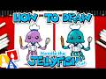 How To Draw Noodle The Jellyfish Chef