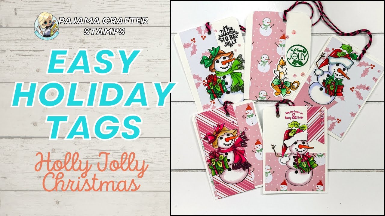 Easy Christmas Gift Tags with Scraps for Paper Crafters - YouTube