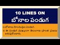 10 Lines on Bonalu in Telugu | Bonalu Festival | Few Lines on Bonalu Festival in Telugu