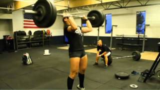 CrossFit - Kristan Clever and Katie Hogan on WOD 110517