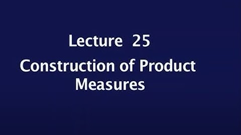 Construction of Product Measure #swayamprabha #CH38SP