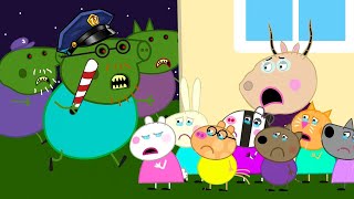 Zombie Apocalypse, Zombie Police Appears To Visit Peppa Pig School🧟‍♀️ | Peppa Pig Funny Animation