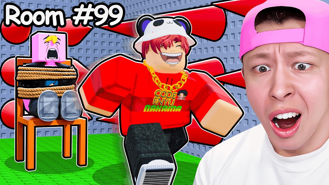 We Raced To Escape 100 ROOMS In Roblox