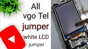 Vgo Tel i15 i14 Lcd white Display solution/vgotel i12,i20 lcd white display solution