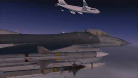 Aerosoft F16 Fighting Falcon X - Escort Mission in FSX