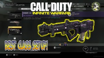 BEST CLASS SETUP! "KBAR-32 BEST CLASS SETUP" INFINITE WARFARE! BEST CLASS SETUP IN INFINITE WARFARE