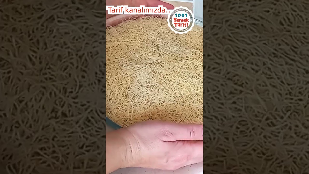 Tel Kadayıf Tatlısı | Uzun Hali Kanalımızda | ABONE OL ????