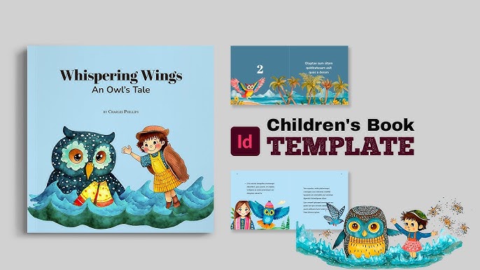 Children's Book Template for InDesign - YouTube children-s-book-template-for-indesign-youtube