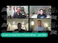 Coast to Coast Pick 5 Preview Show - Jan 25th