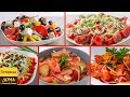 5 быстрых и вкусных салатов с Помидорами 🍅🍅🍅 Просто, Вкусно и Полезно!