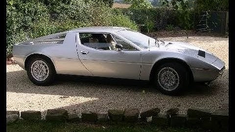 Maserati Merak bodywork whole car.mov