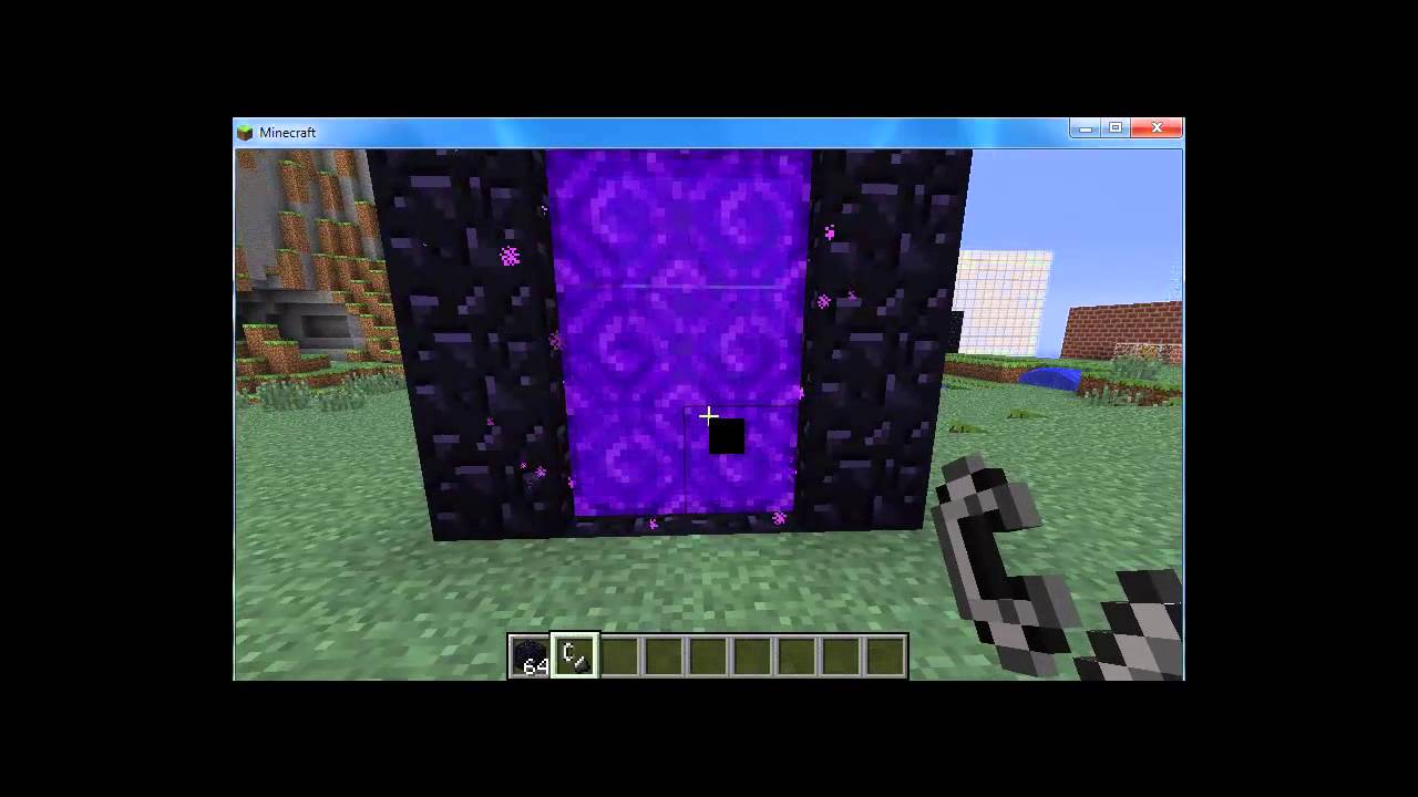 Como hacer un Portal al infierno Minecraft 1.4.7 - YouTube