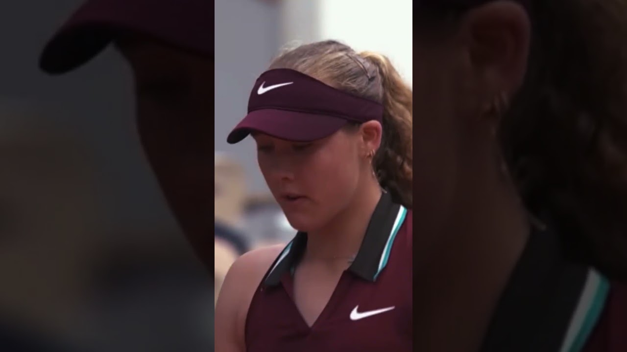 200 IQ plays by Mirra Andreeva 🧠🎾 #RolandGarros #tennis #andreeva #Sports #skills