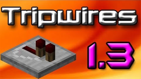 Minecraft: How to use tripwires! [1.3.2 Tutorial]