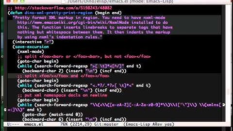 XML Pretty Printing in emacs