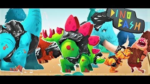 Dino Bash- Levels 21 to 25 Gameplay