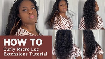 How To: Curly Micro Loc Extensions Tutorial