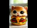 Hungry Burger Cat Eats Cheese... WTF?! 🍔🐱💀