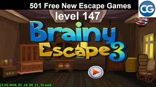 [Walkthrough] 501 Free New Escape Games level 147 - Brainy escape 3 - Complete Game screenshot 2