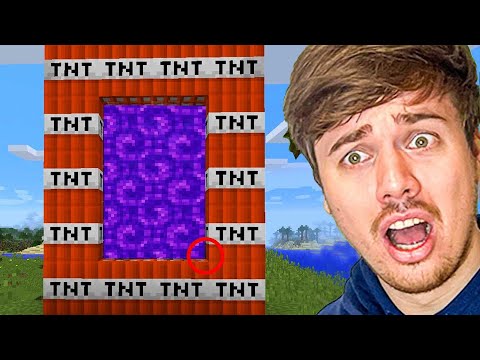 Minecraft, Maar Je Kan Van ALLES Een PORTAAL MAKEN!