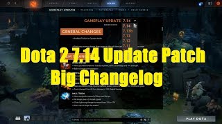 Dota 2 7.14 update patch released