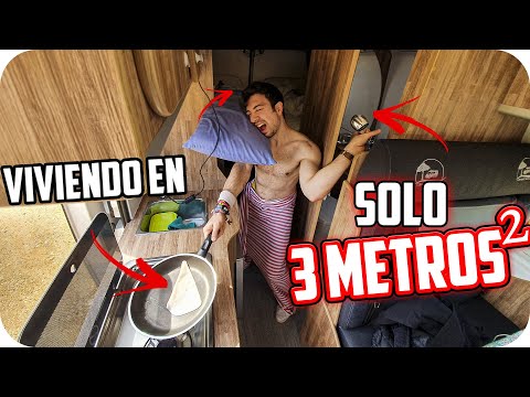 LIVING in ONLY 3 SQUARE METERS!!
