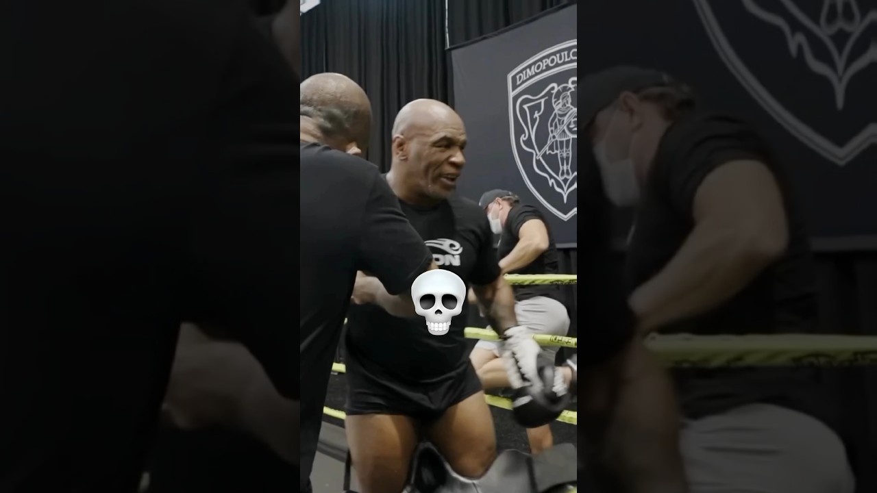 Mike Tyson 💀 vs Jake paul training