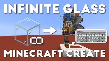 Ultimate Compact Infinite Glass Farm: Minecraft Create Mod
