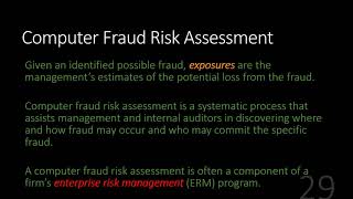 Computer Fraud Risk Assessment