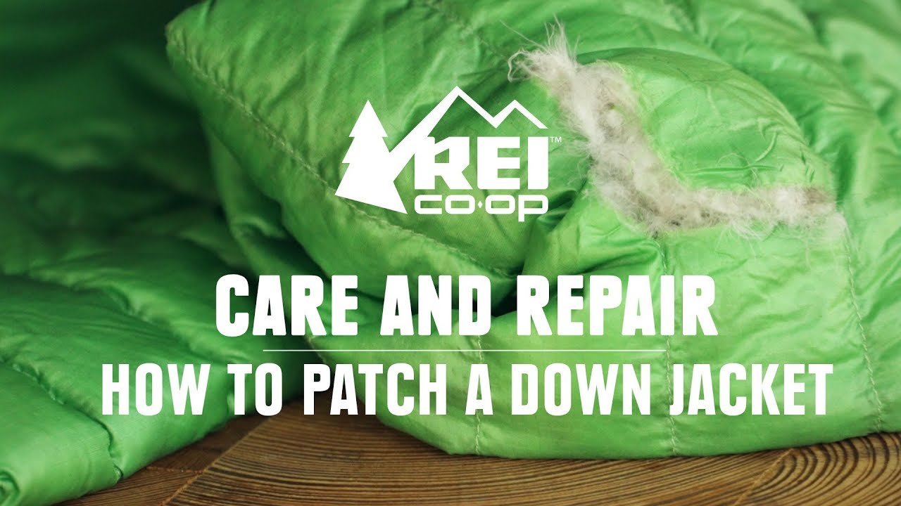 How to Patch a Down Jacket || REI - YouTube