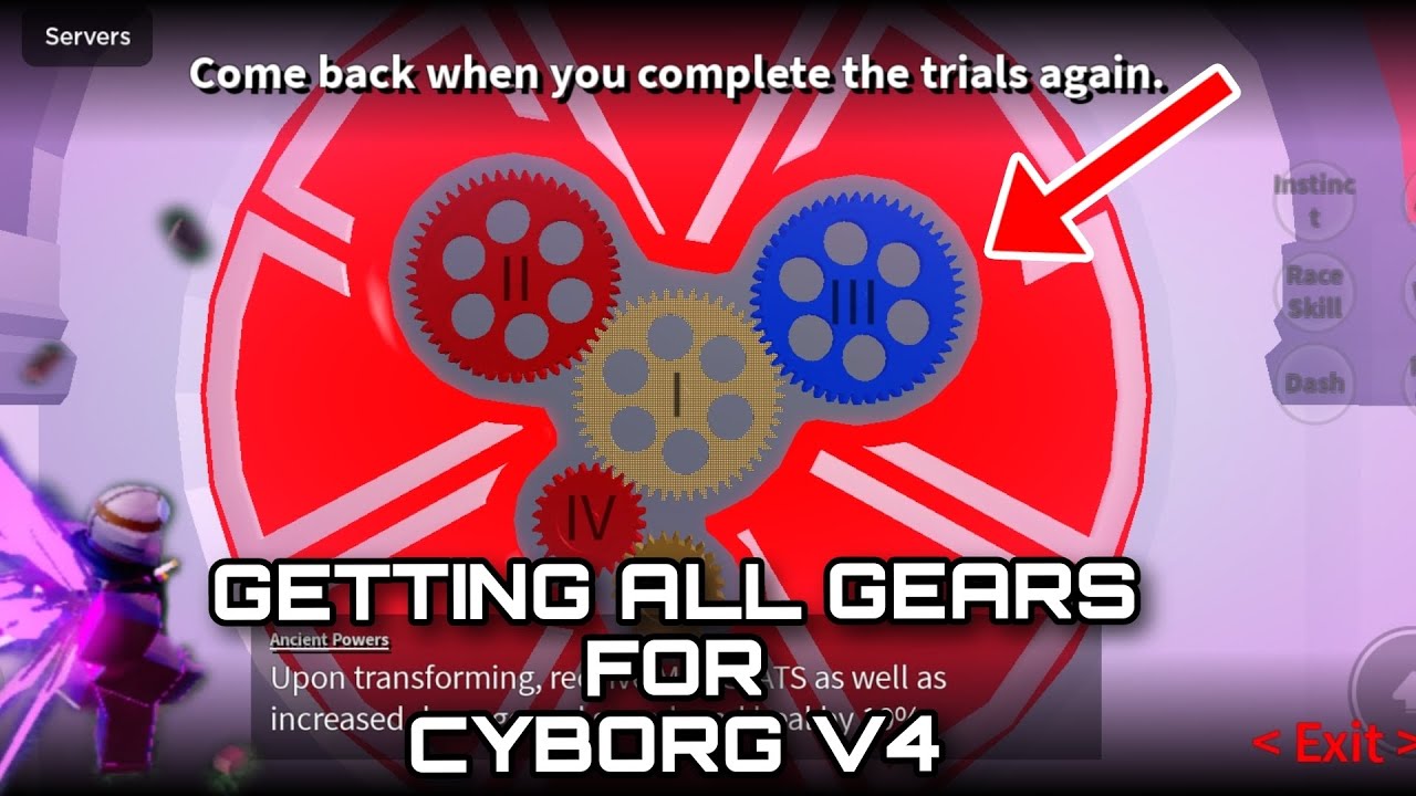 Getting Cyborg V4 with Full Upgrade ( Guild ) + Showcase In Blox