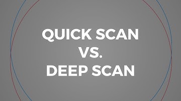 The Difference Between Quick and Deep Scans & How to Run Them