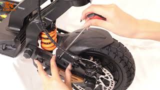 KuKirin G2 Master Front Fender Replacement Tutorial（更换前挡泥板教程）