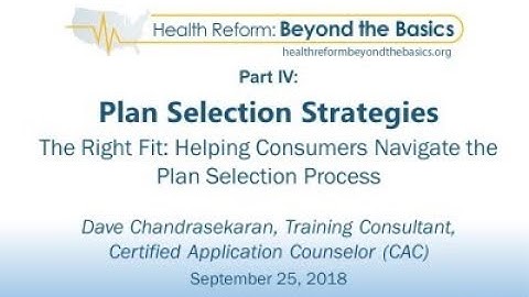 CBPP OE6 Webinar: Plan Selection Strategies