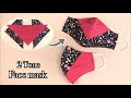 2 Tone Face mask 🔥🔥Beautiful Face mask . Face mask sewing Tutorial.