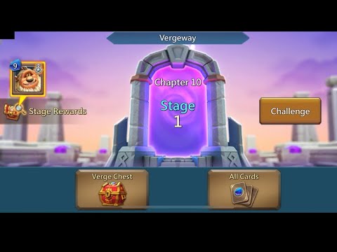 Chapter 10 Stage 1 of Vergeway | Lords Mobile - YouTube