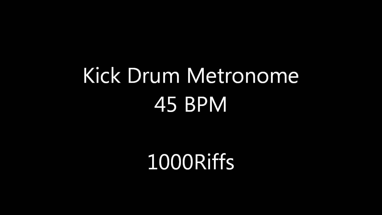 metronome 45 bpm