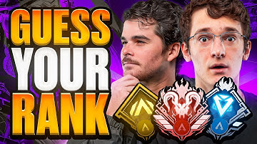 Can Apex Pros Guess YOUR rank? ft. Daltoosh & Verhulst - TSM Apex Legends