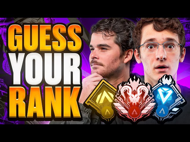 Can Apex Pros Guess YOUR rank? ft. Daltoosh u0026 Verhulst - TSM Apex Legends class=