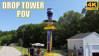 Drop Tower POV (4K 60FPS), Starland SBF Visa Drop Tower | Non-Copyright