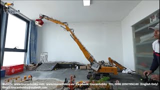 Unbox K970-300 1/14 RC Hydraulic Demolition Excavators With Upgrade 2-arm#construction #model #