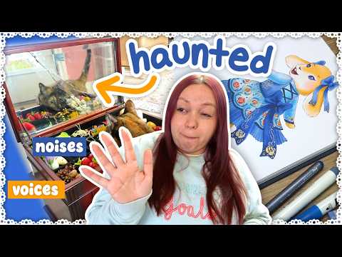 Broke a HAUNTED Mirror! Studio Vlog