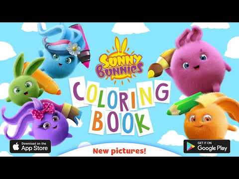 Sunny Bunnies: Coloring Book
