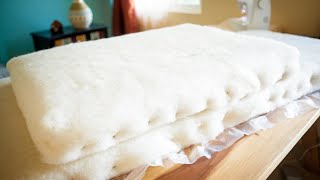 HOW TO MAKE A NATURAL DIY MATTRESS for Van or Home | Healthy Vanlife and Natural Living