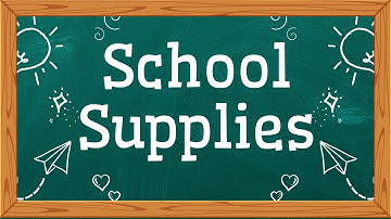 🎉 Vui Học Tiếng Anh | Funny English: Từ Vựng Dụng Cụ Học Tập ✏️📚 School Supplies Vocabulary for Kids