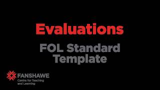 Evaluations